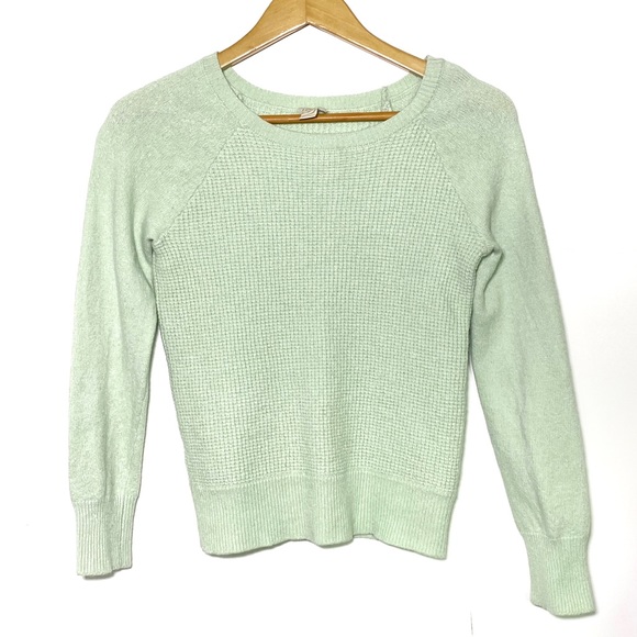 J. Crew Tops - J.Crew Green Crew Neck Pullover